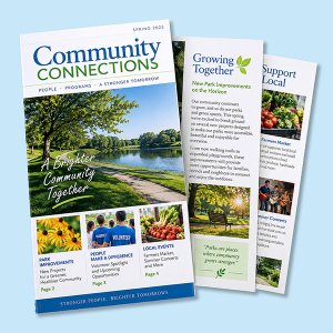 (image for) 4 Page Newsletter - 8½x14 Legal Size