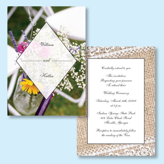(image for) A7 Announcements & Invitations - Flat Cards