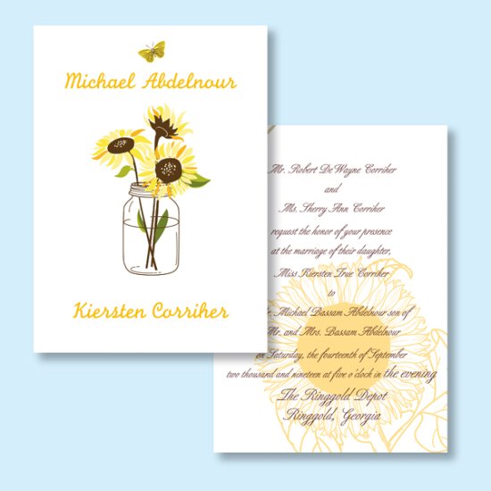 (image for) A8 Announcements & Invitations - Flat Cards