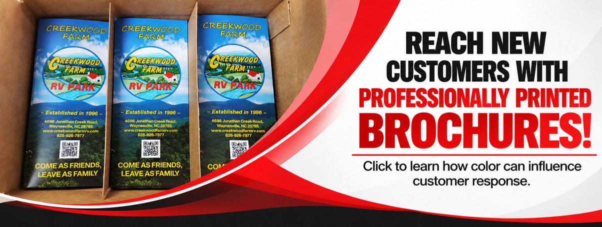 (image for) Effective brochure color usage, design to reach new customers