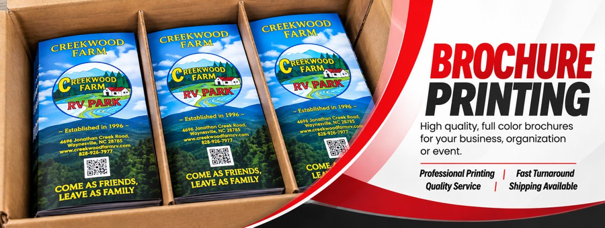 (image for) Brochure Printing Services including bi-fold, tri-fold and more!