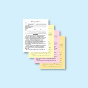 4 Part Carbonless Forms - 4-1/4 x 5-1/2 (image for) 4 Part Carbonless Forms - 4-1/4 x 5-1/2
