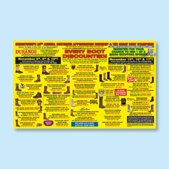 (image for) Flyers 11x17 Tabloid Size