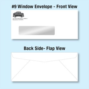 (image for) #9 Window Envelope