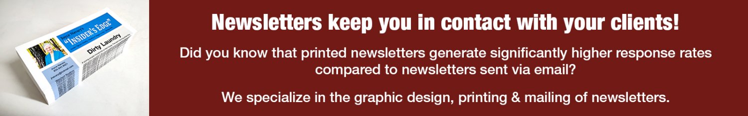 (image for) Print newsletters generate significantly higher response rates