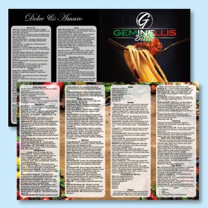 (image for) Restaurant Menus - 11x17