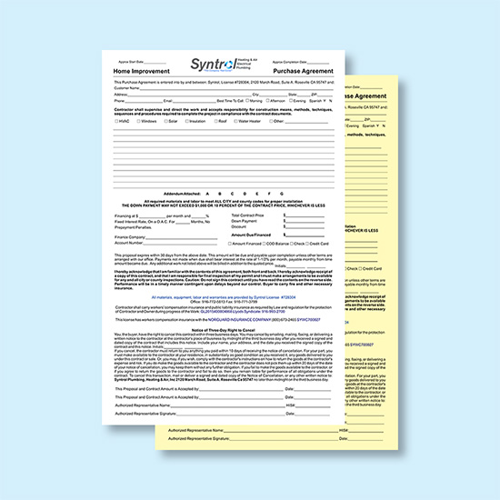 (image for) 2 Part Carbonless Forms - 11x17