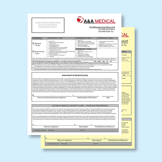 (image for) 2 Part Carbonless Forms - 8-1/2 x 11