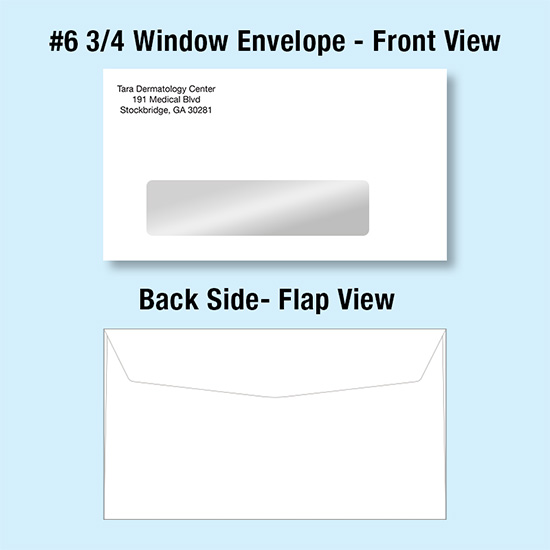 (image for) #6-3/4 Window Envelope