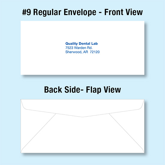 (image for) #9 Regular Envelope (standard gummed flap)